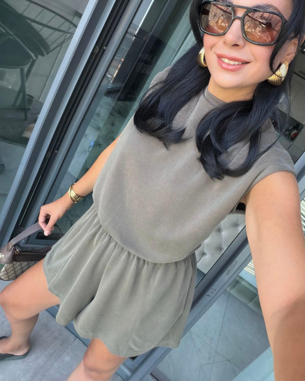 Olive Green Jumpsuit