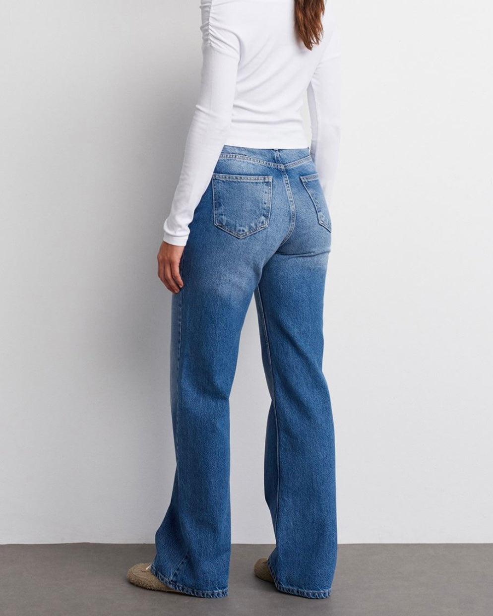 Straight Denim Pants