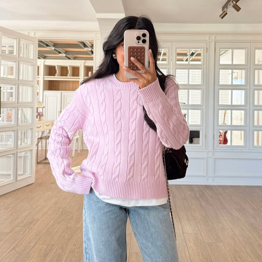 Pink Knit Sweater