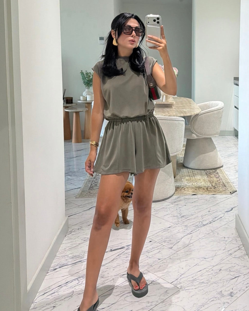 Olive Green Jumpsuit