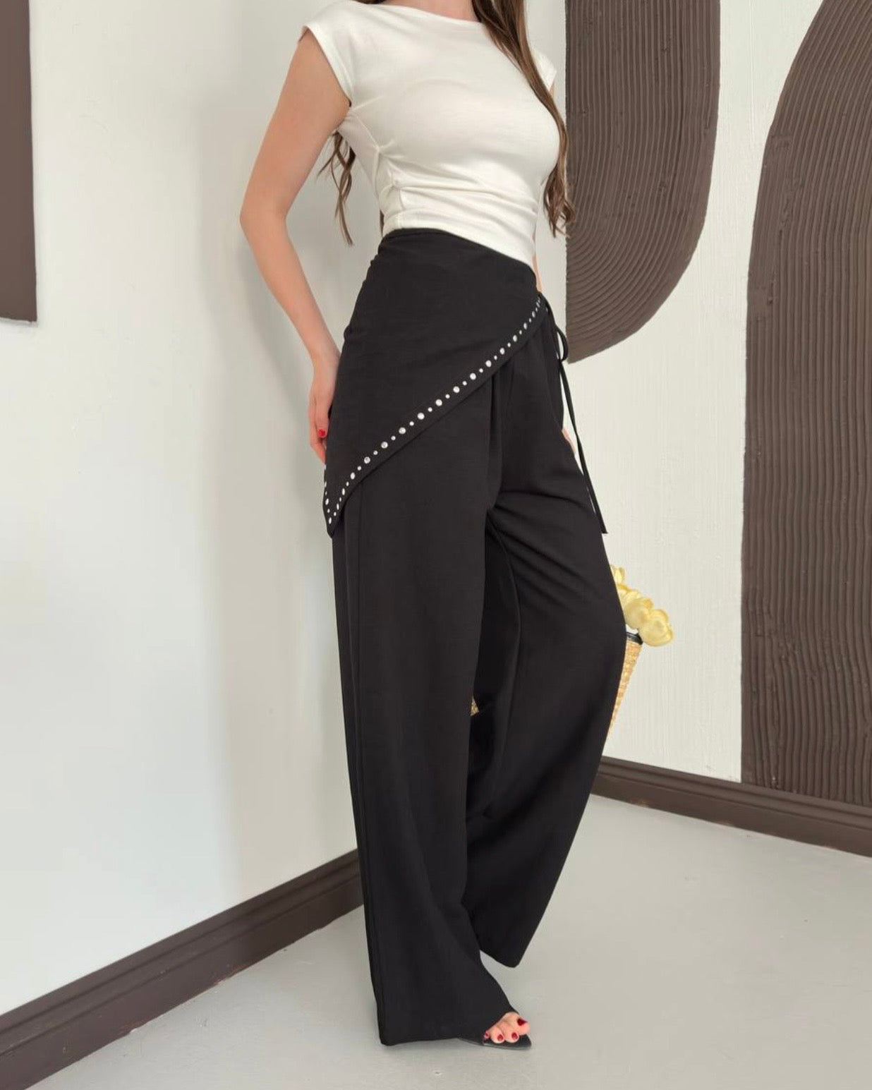 Black Bandana Pants