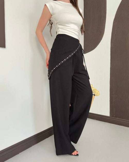 Black Bandana Pants