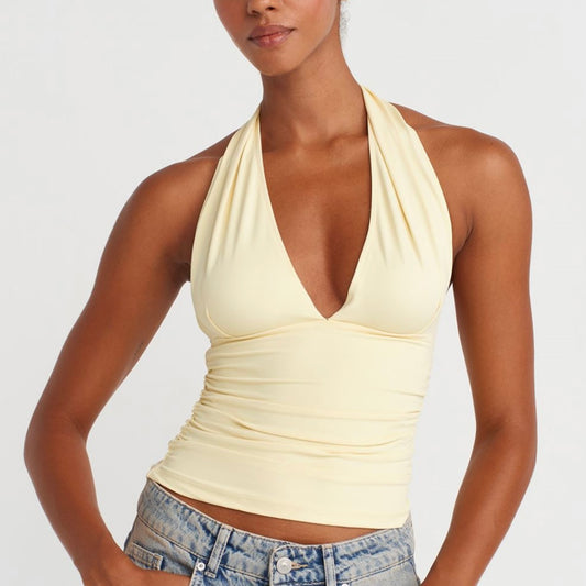 Yellow Halter Top