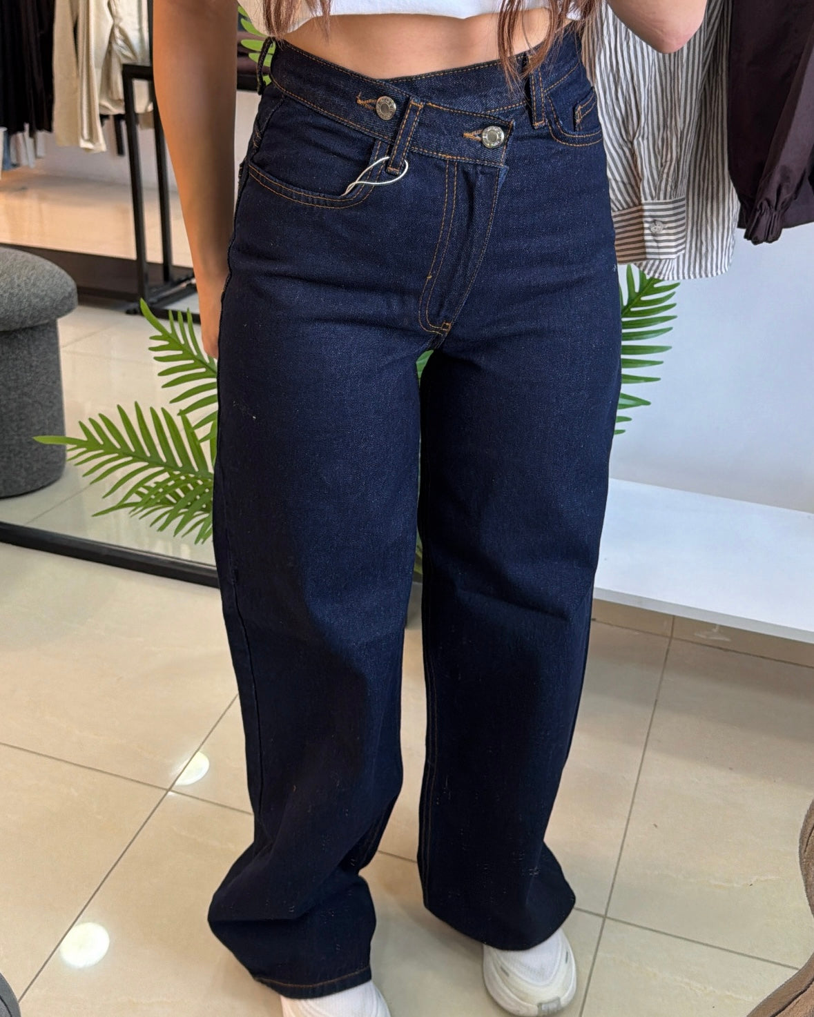 Navy Denim Pants 11