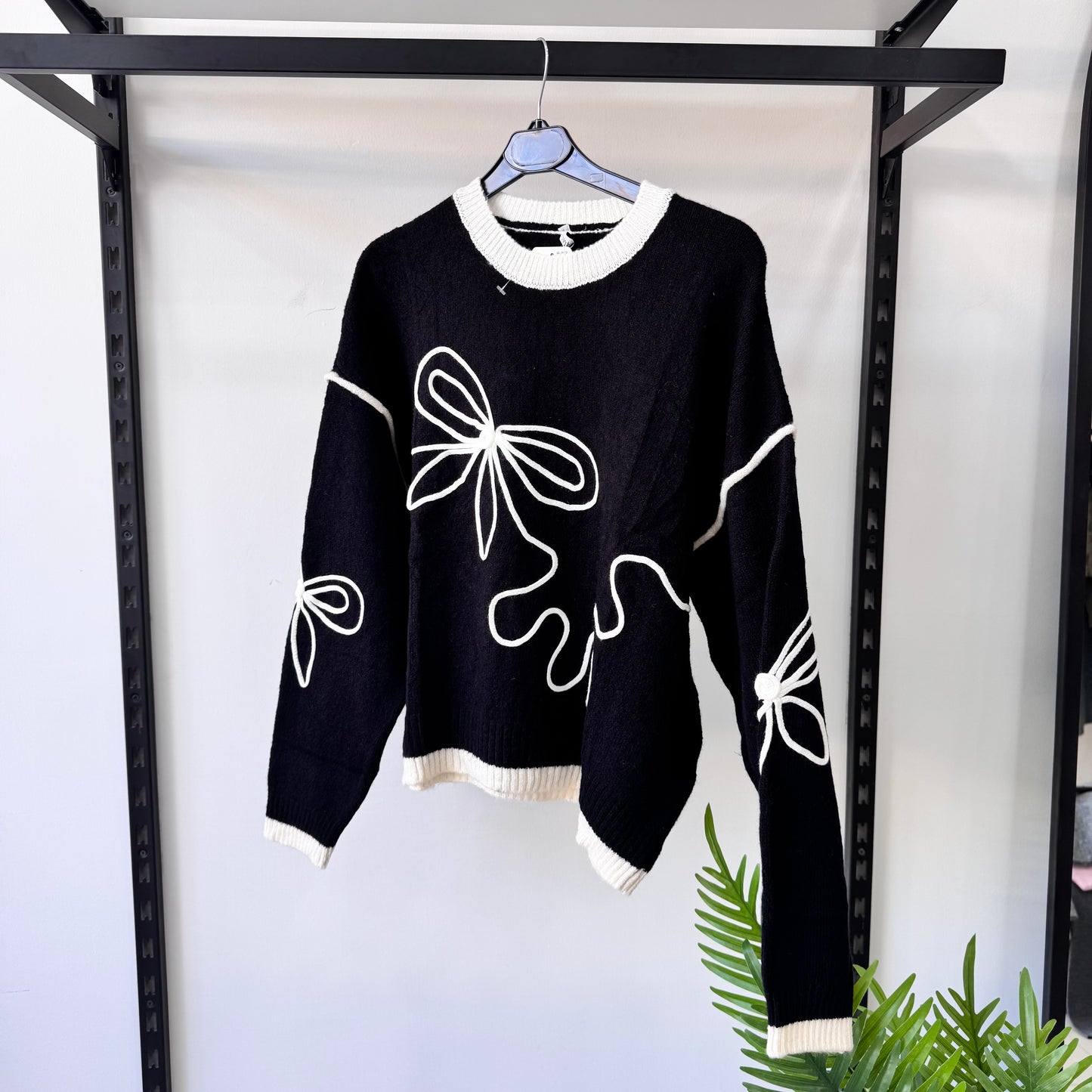 B&W Bows Sweater