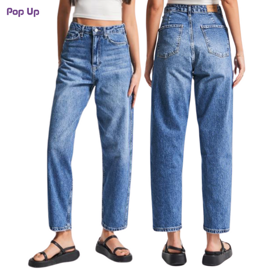 Mom Blue Denim Pants 15