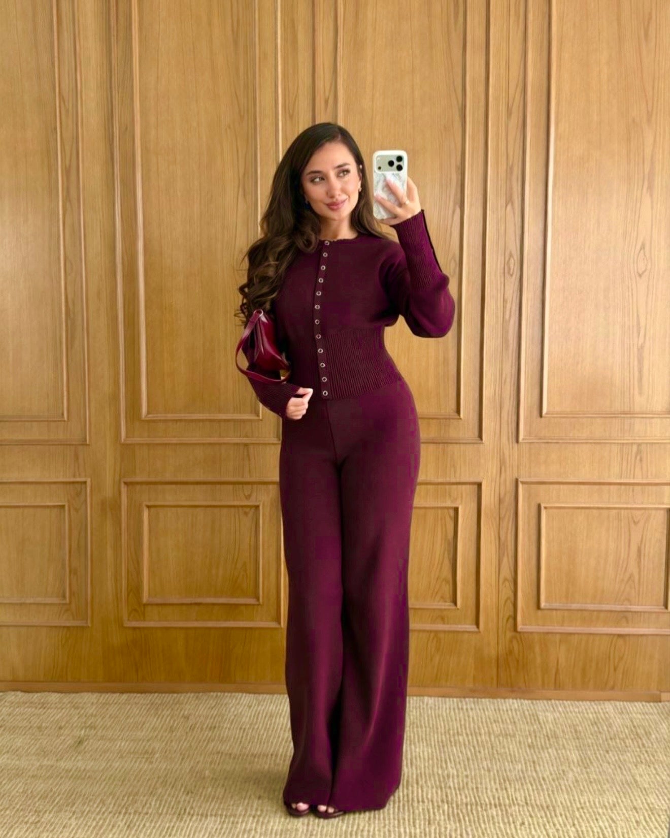Plum Wool Set
