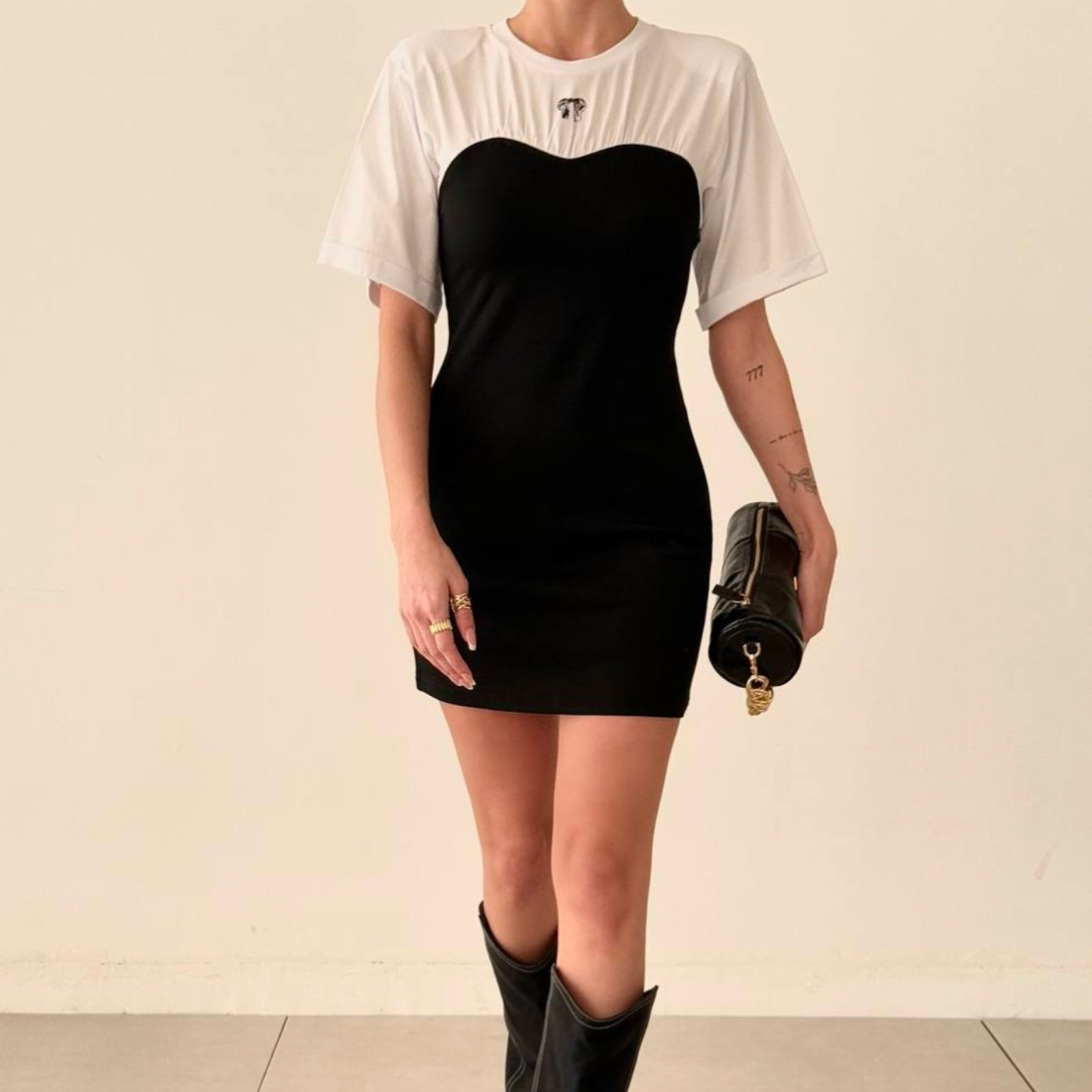 Black And White Dress