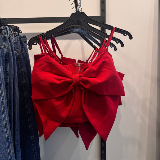 Red Bow Top