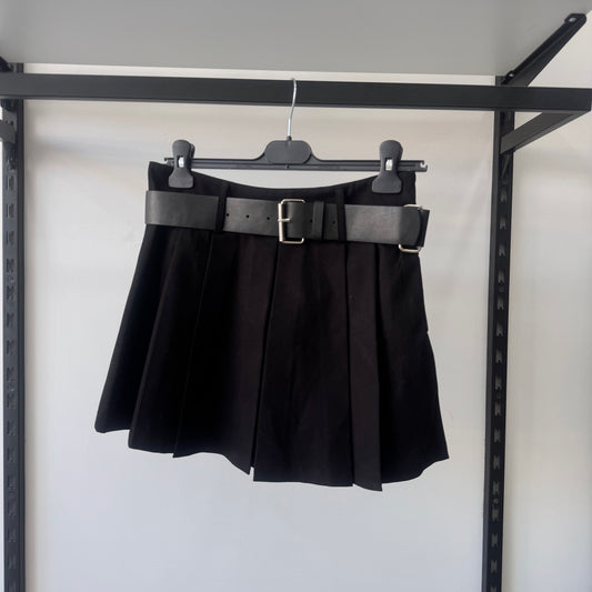 Black Skirt With Shorts Underneath