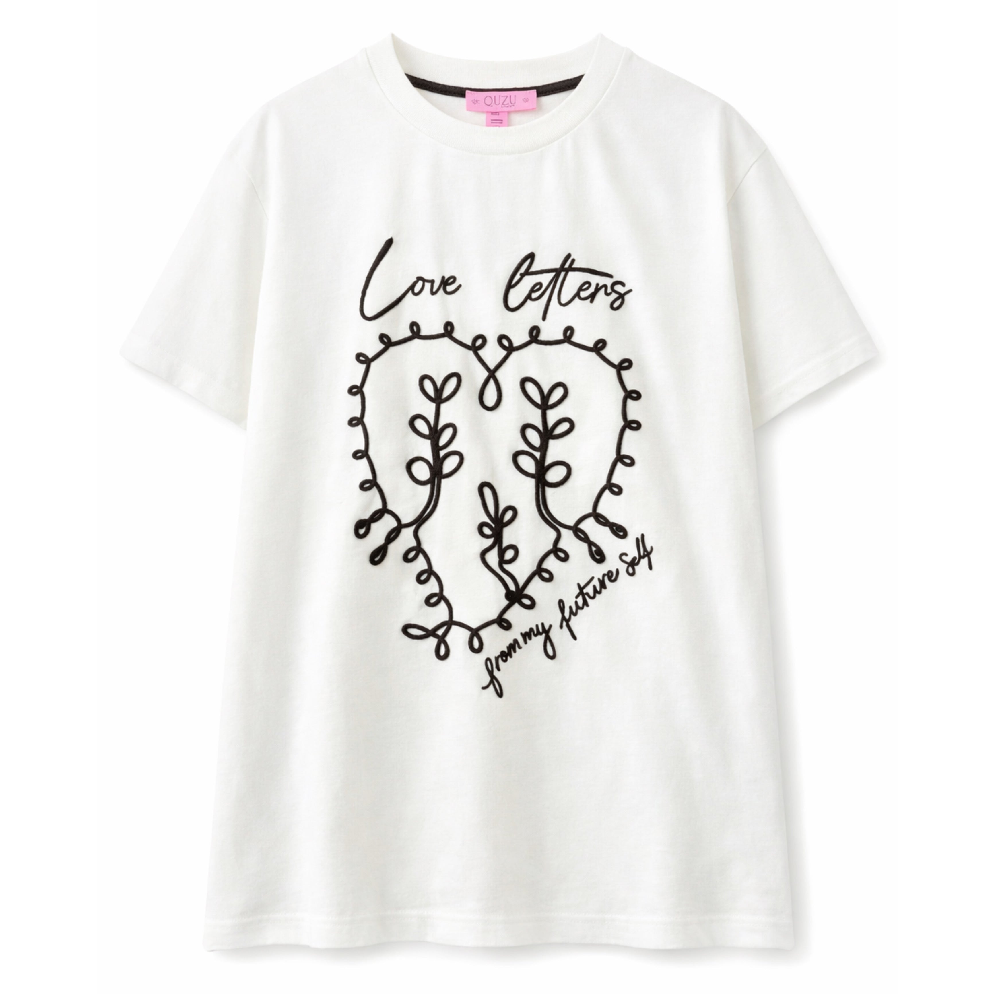 Brown Embroidery T-Shirt