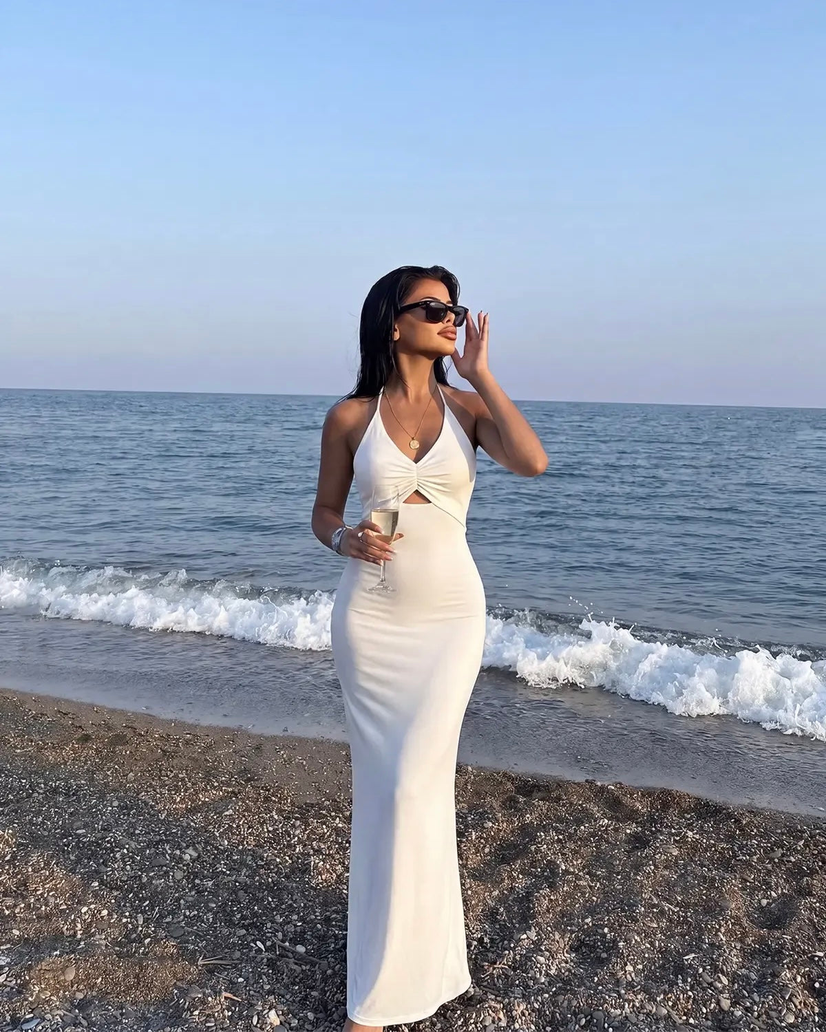 White Payton Maxi Dress