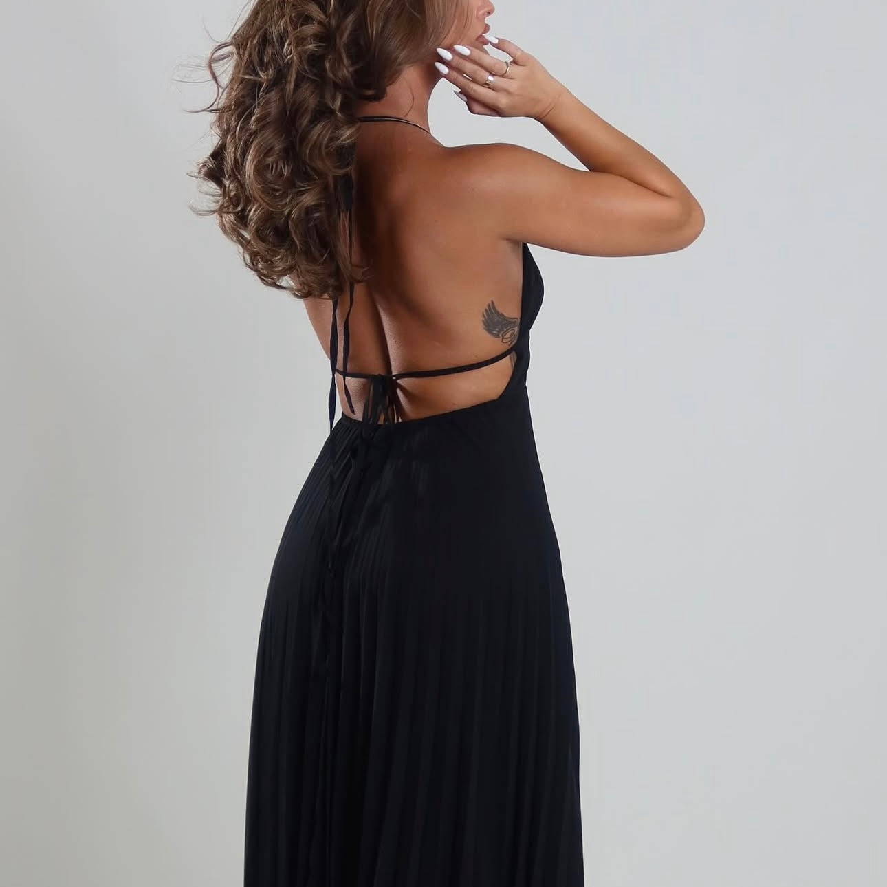 Long black dress
