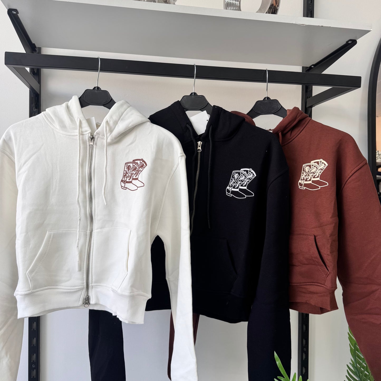 Cowboy Zipper Hoodie Jacket