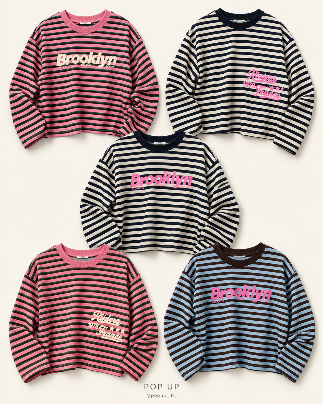 Colorful Striped Tops