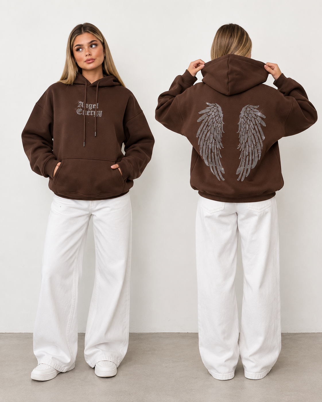 Brown Angel Hoodie