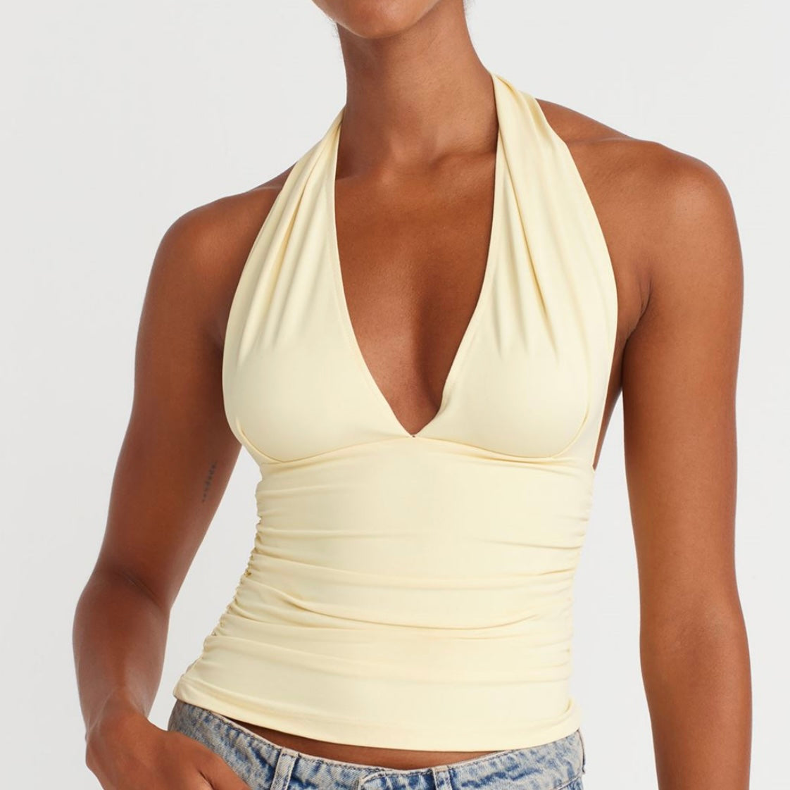 Yellow Halter Top