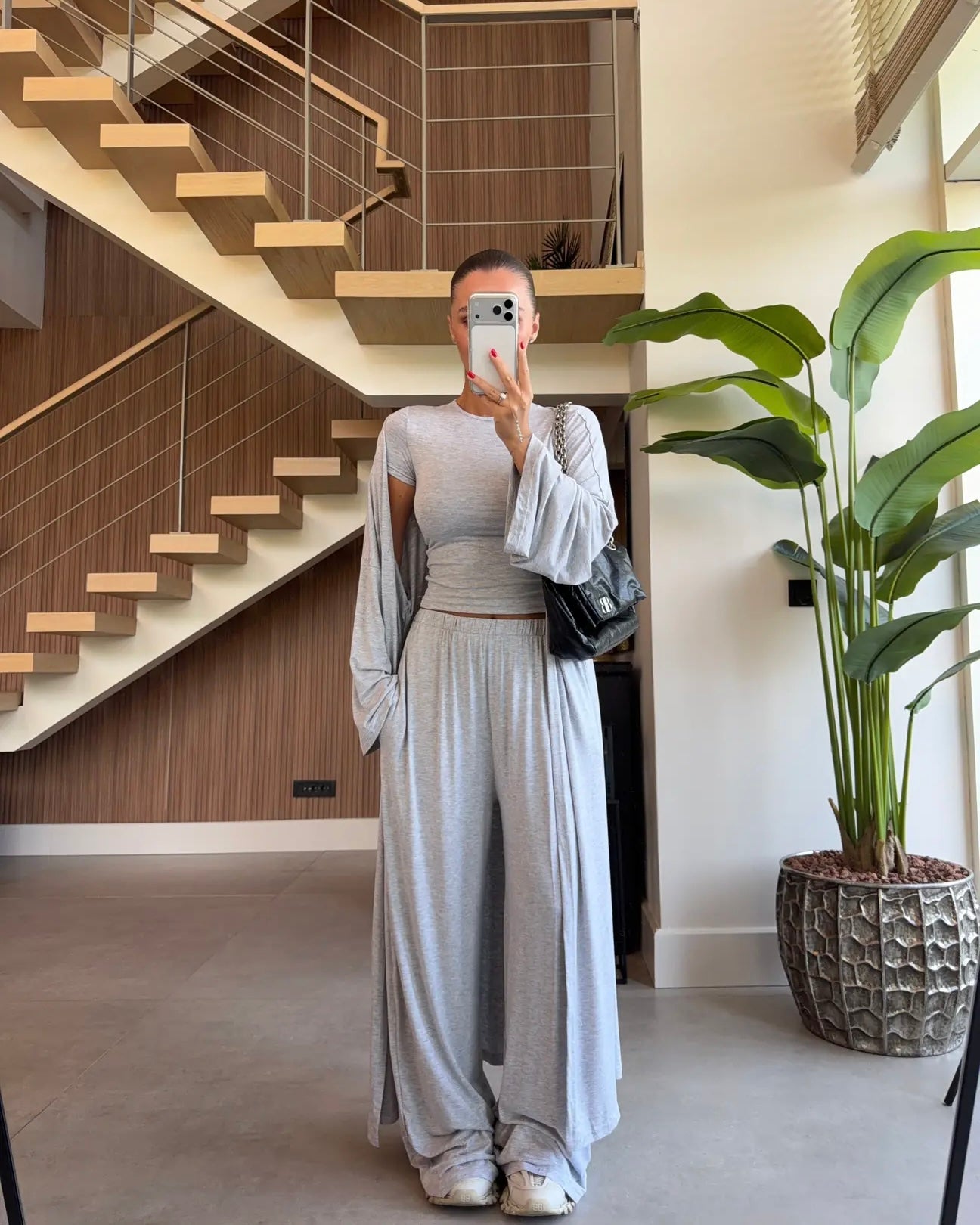 Gray 3 Pieces Set