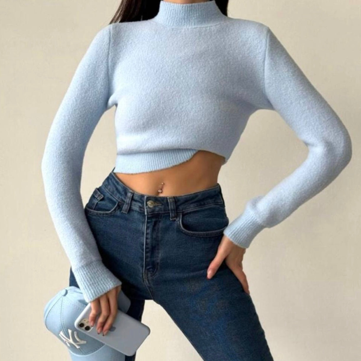 Soft Baby Blue Sweater