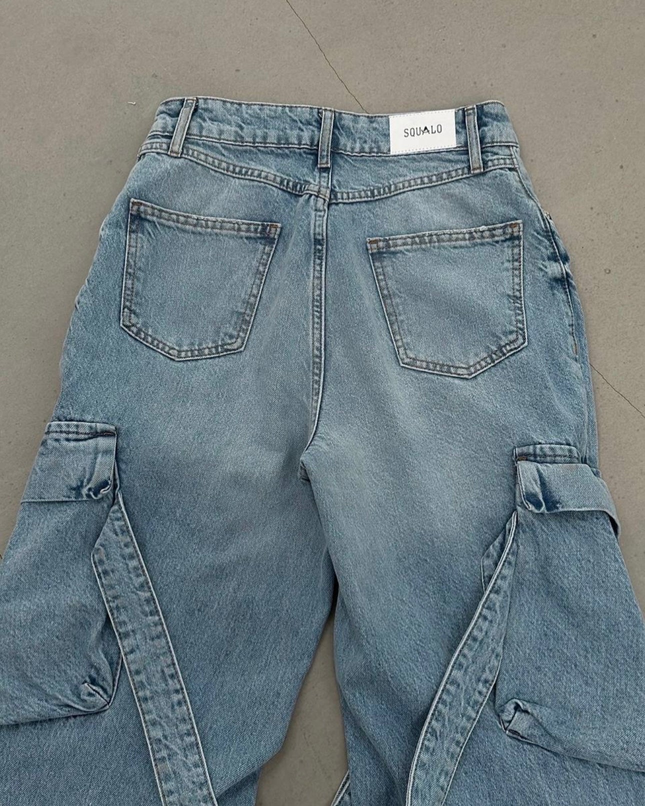 Cargo Denim Pants