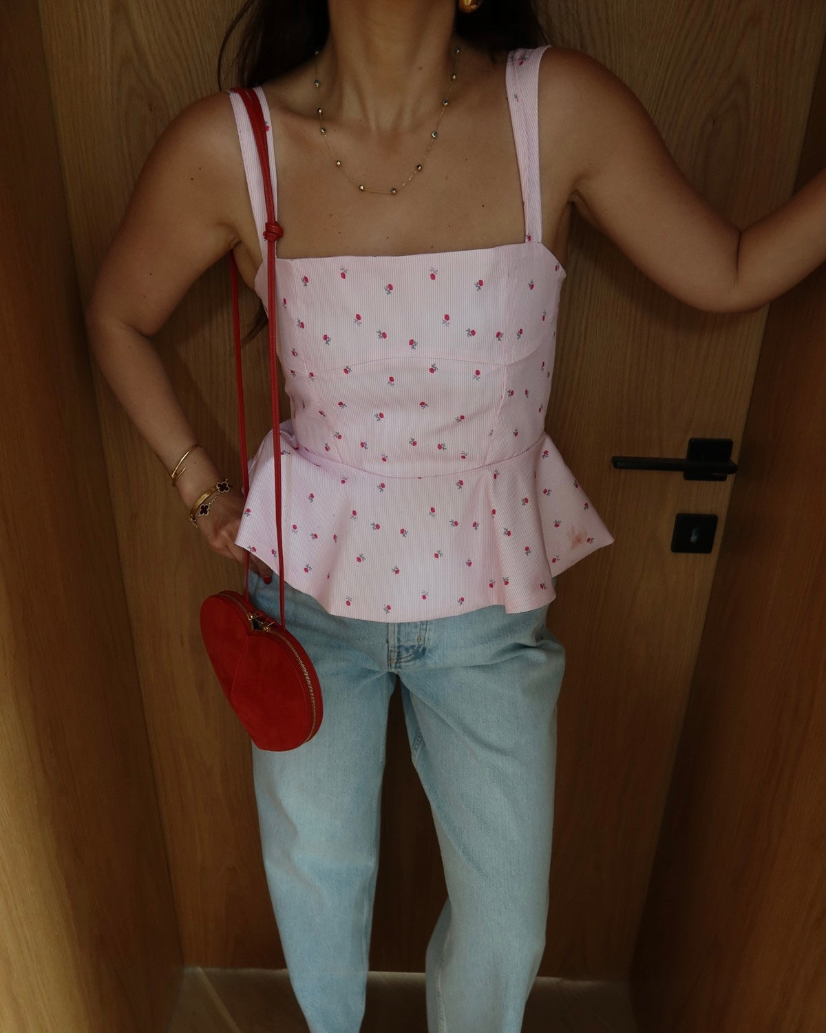 Pink Floral Top