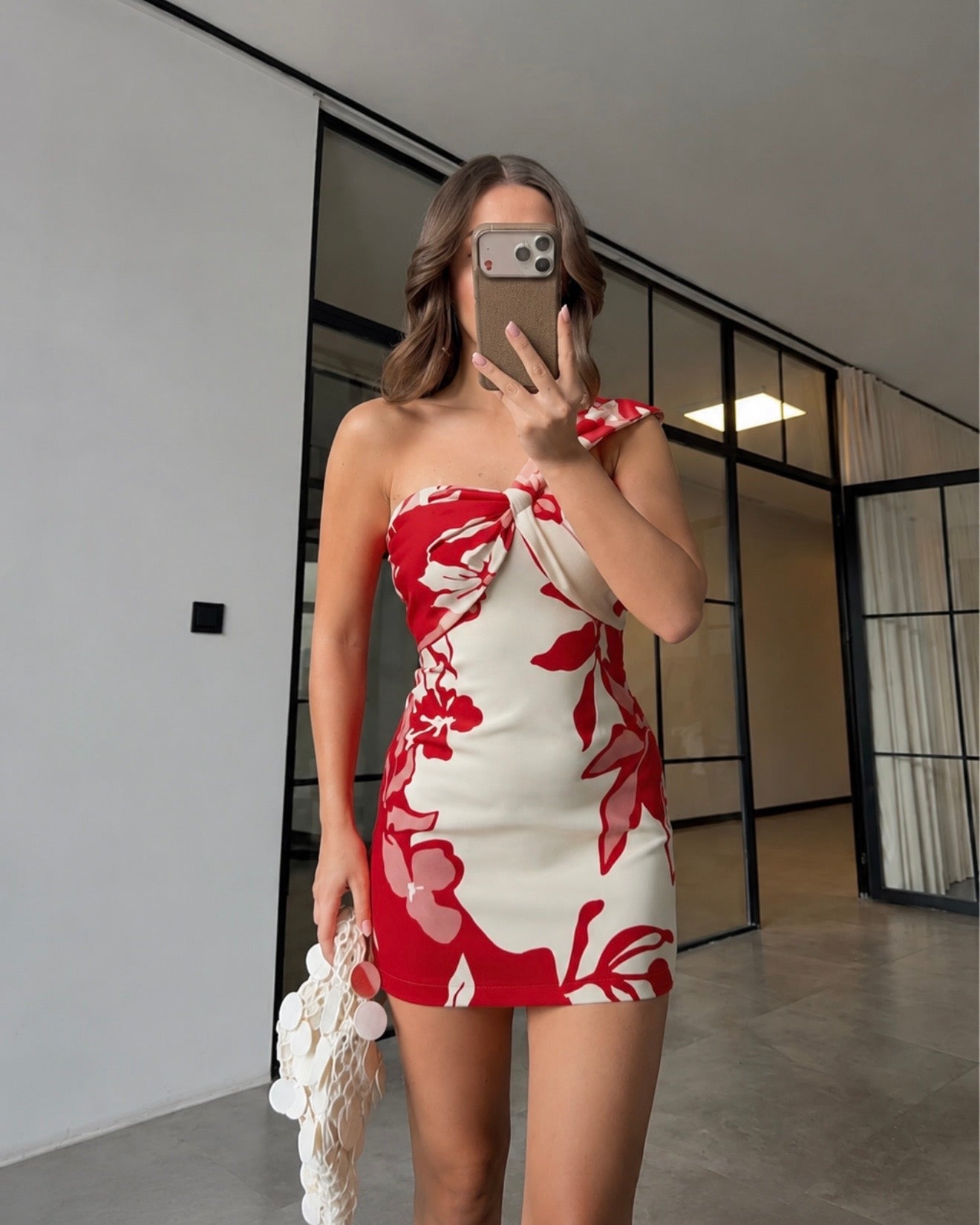 Red Floral Dress