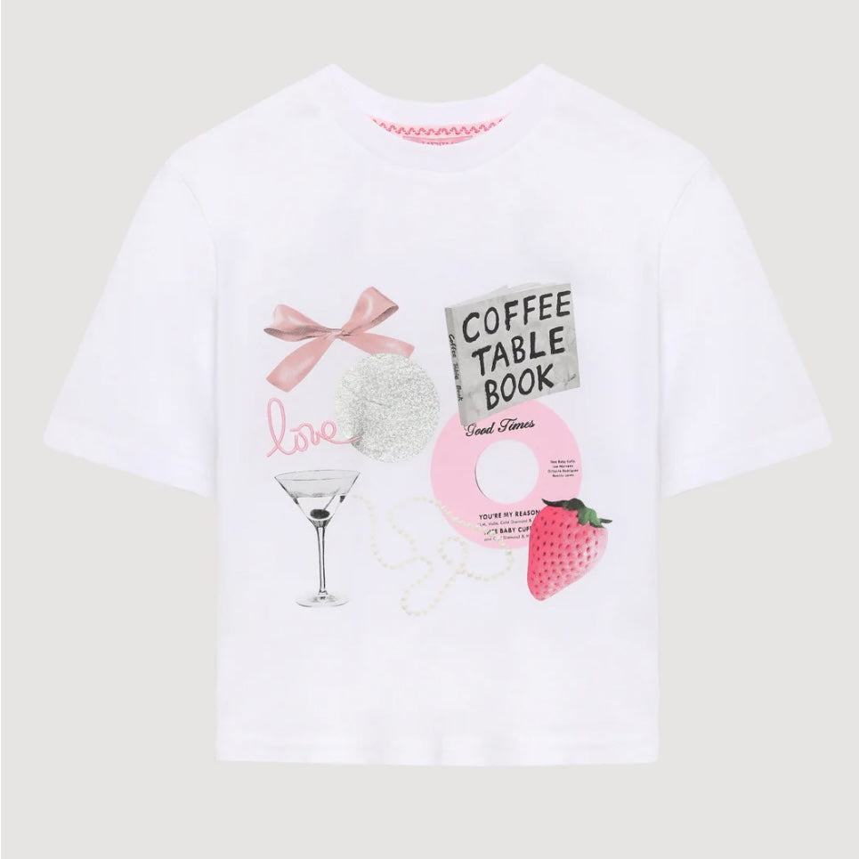 Cropped Bow T-shirt