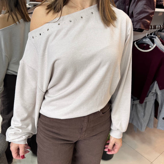 Off-Shoulders Sweater