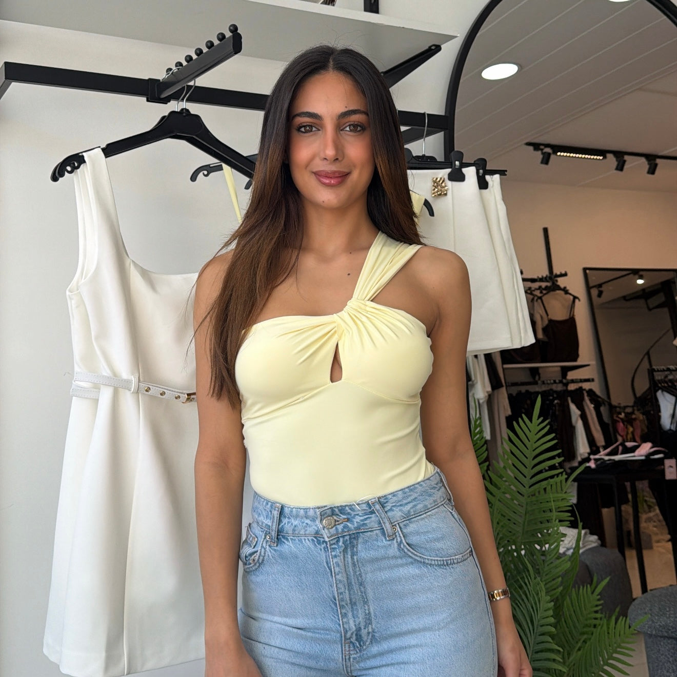 Yellow Lana Top