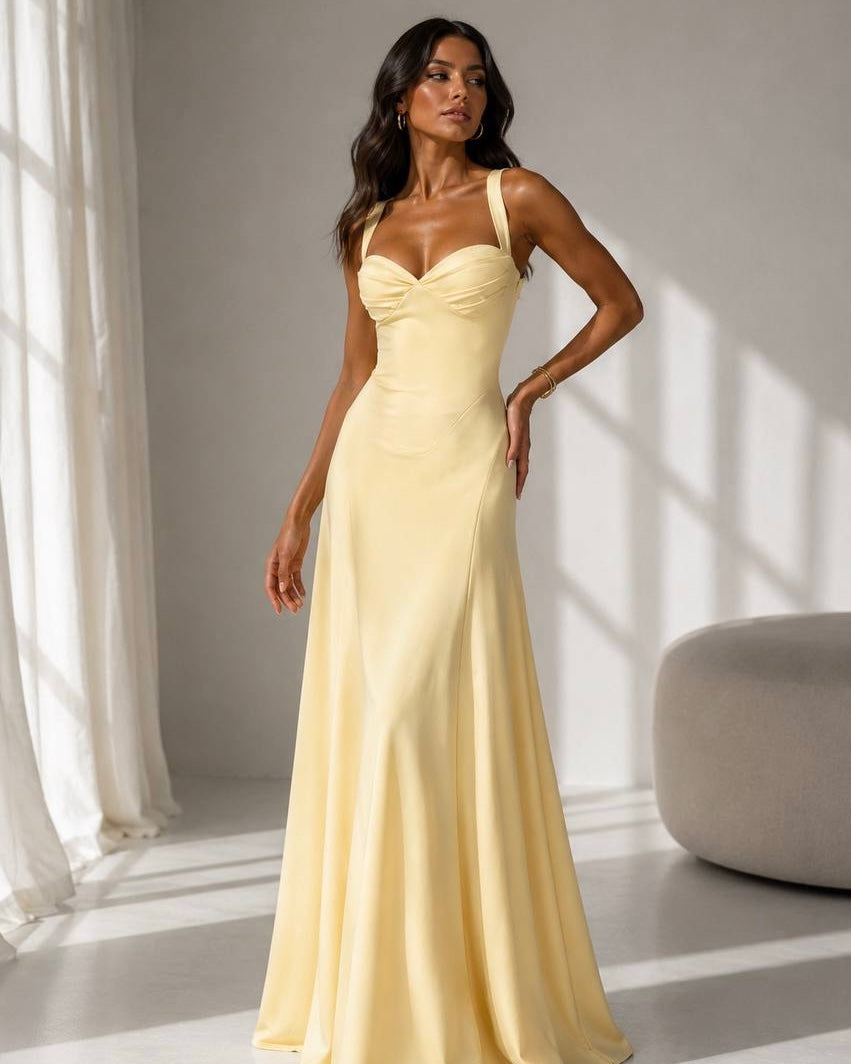 Yellow Emma Maxi Dress