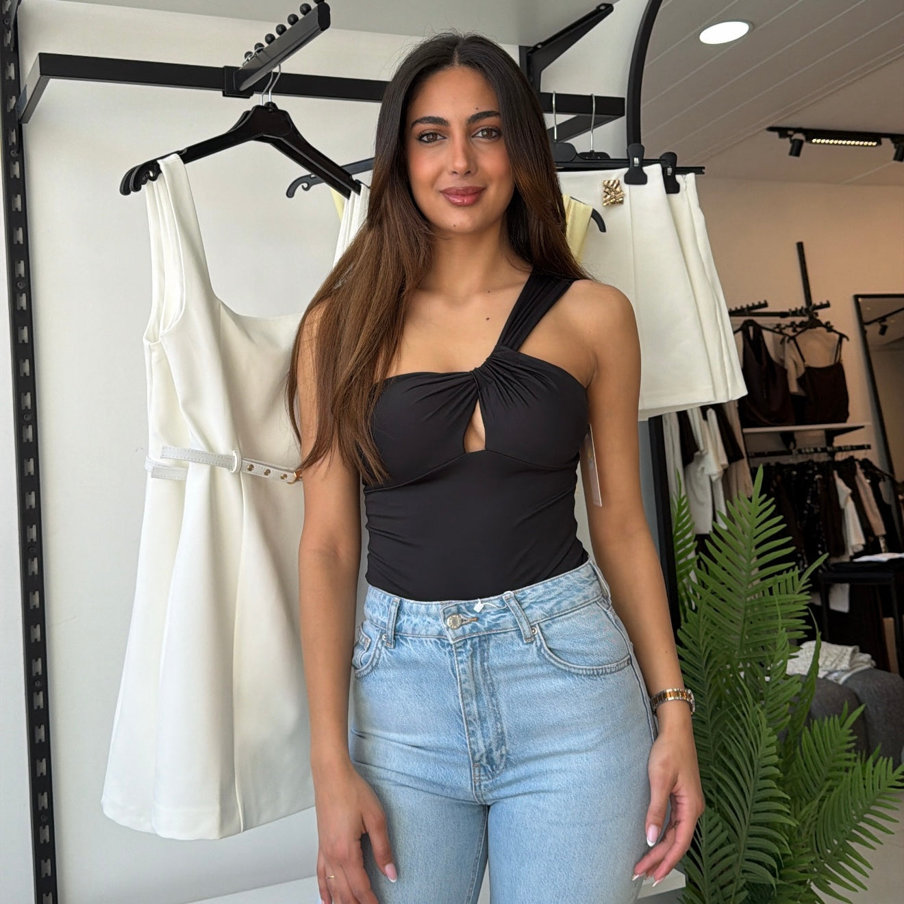 Black Lana Top