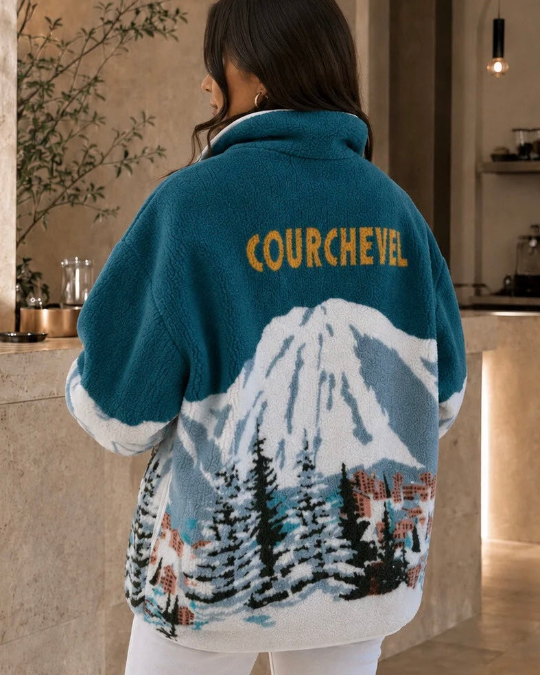 Teddy Zip Up Sweater Jacket