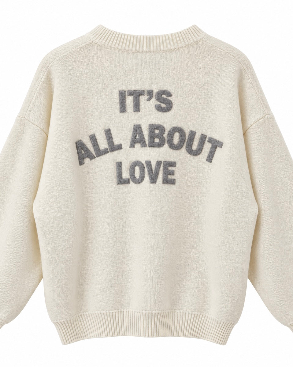 White Love Sweater