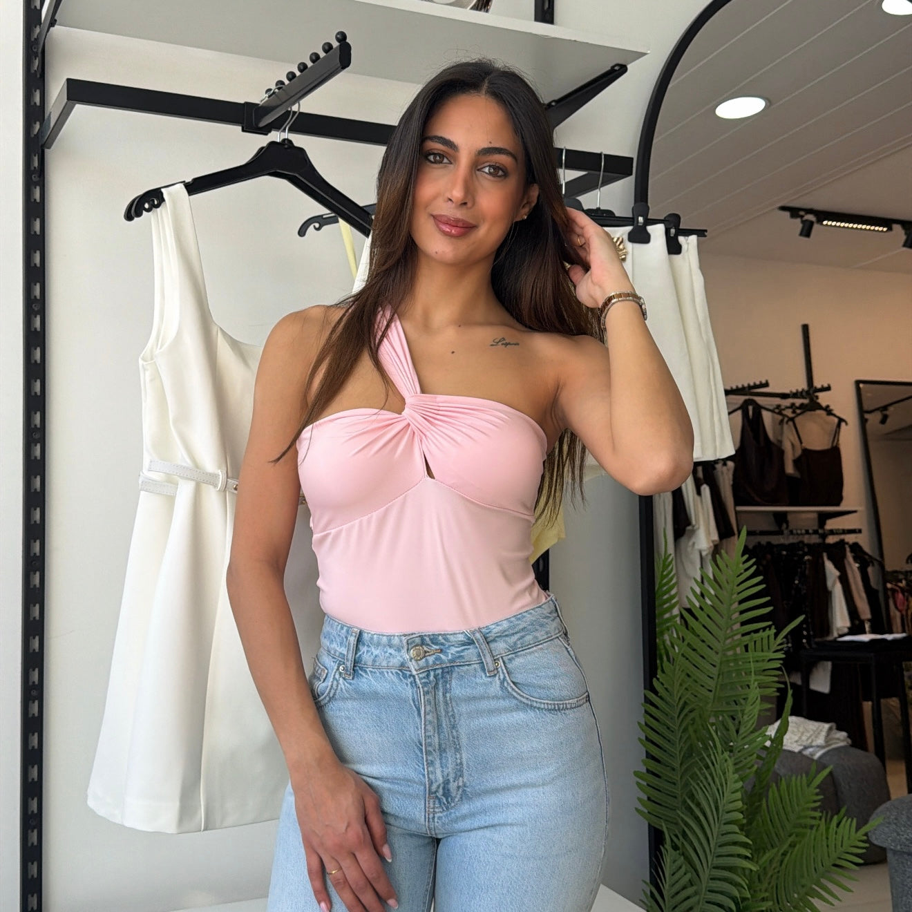 Pink Lana Top