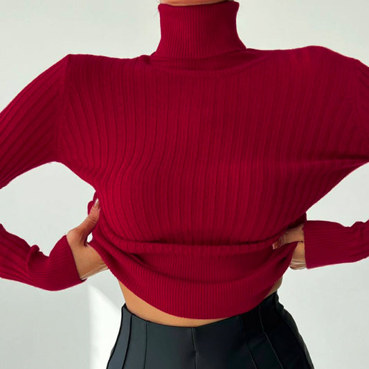 Burgundy Turtleneck