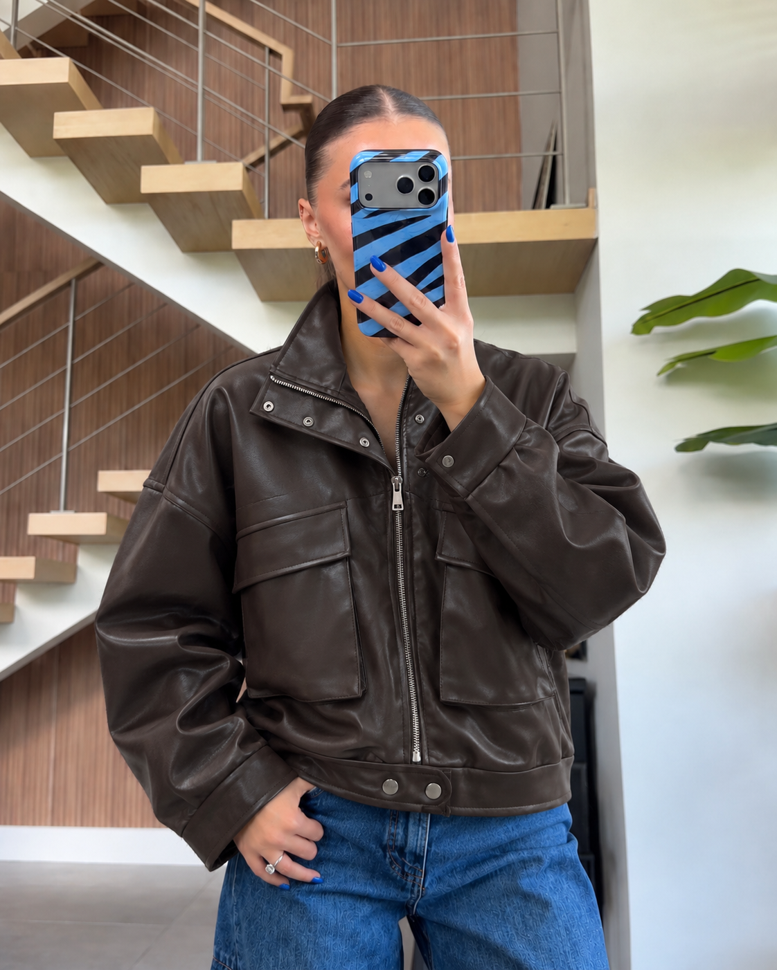 Brown Leather Jacket