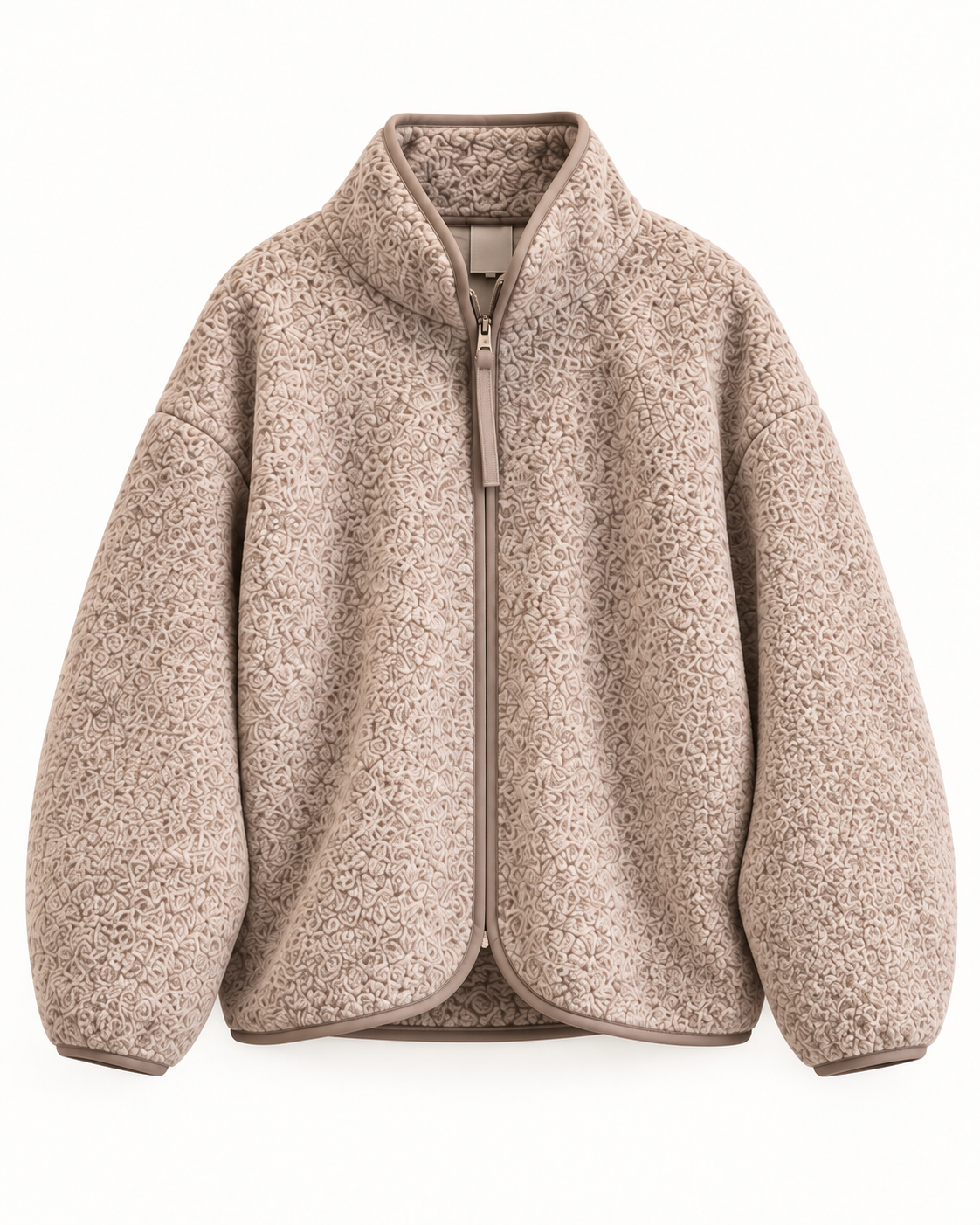Teddy Zip Up Sweater Jacket