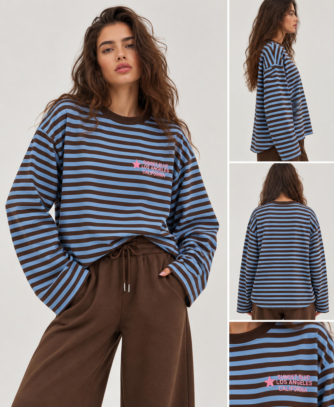 Sunset Striped Top