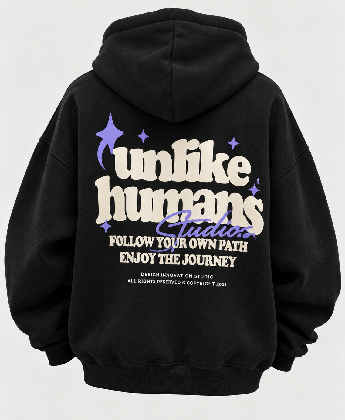 Black Unlike Humans Hoodie