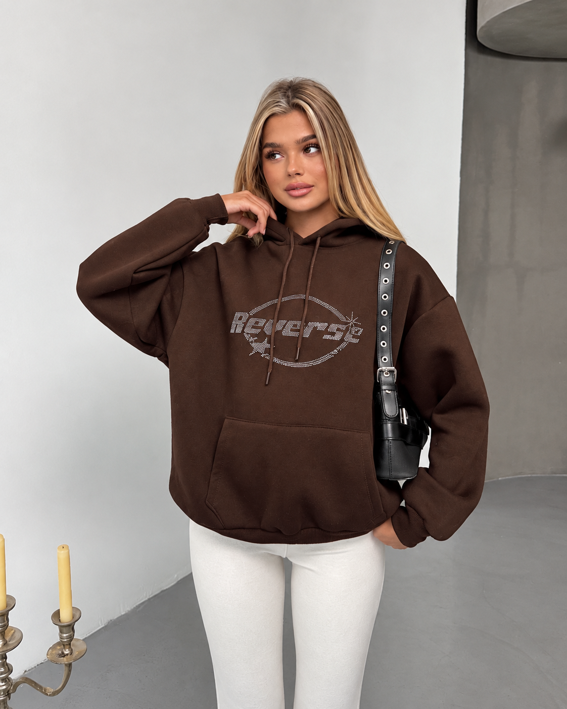 Brown Reverse Hoodie