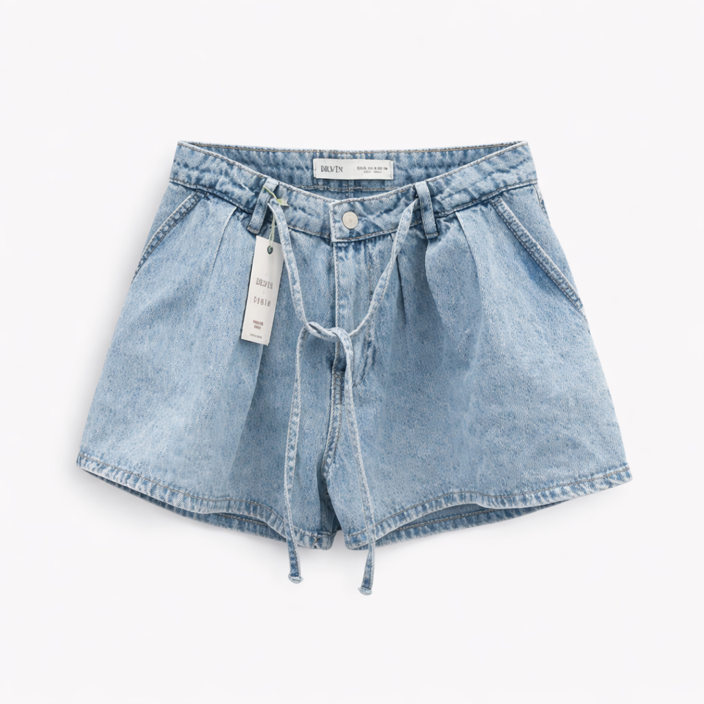 Blue Denim Shorts