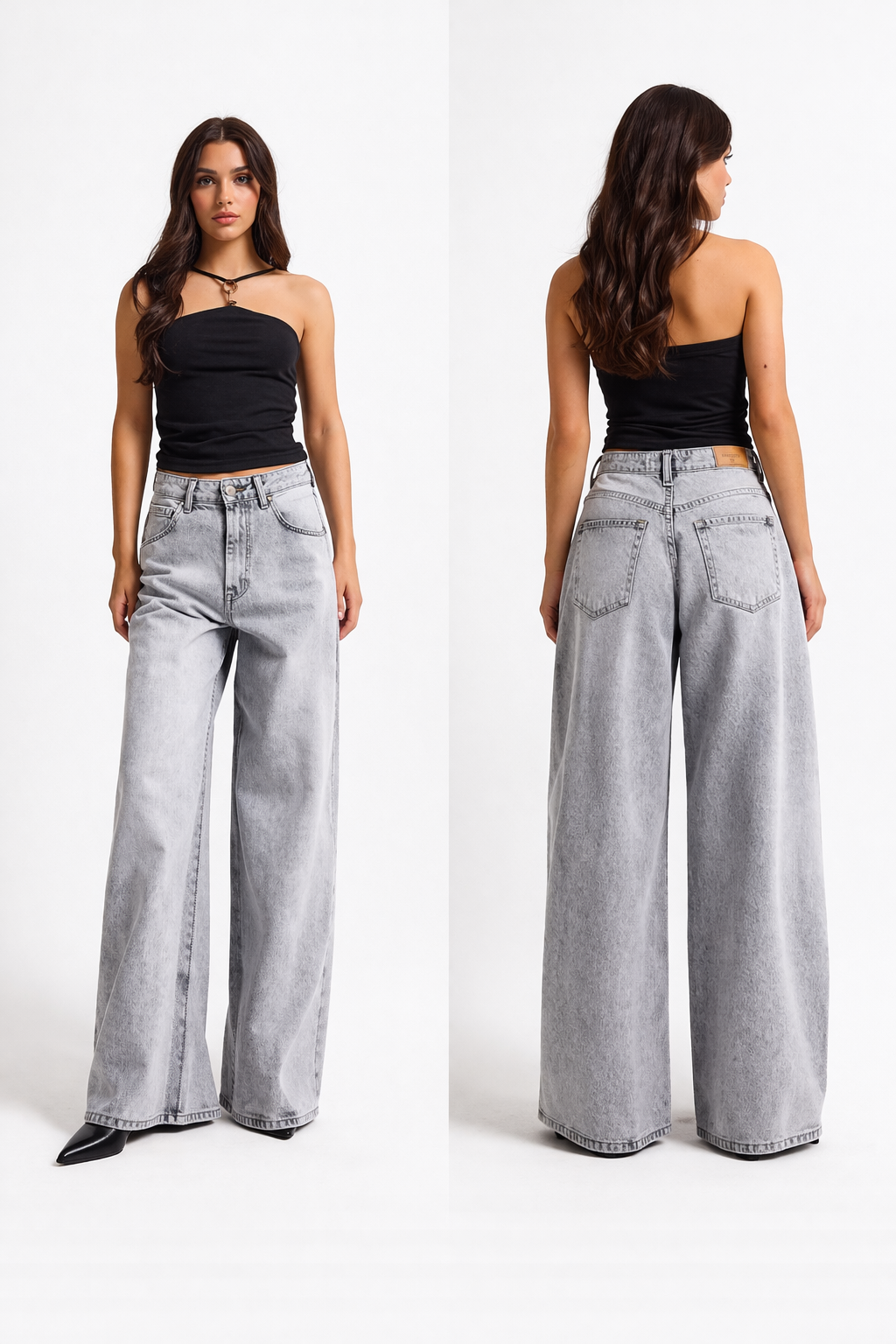 Light Gray Denim Pants