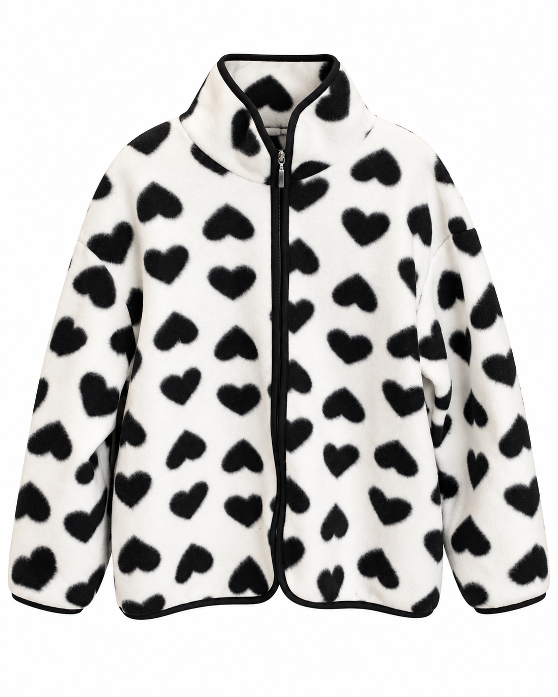 Hearts Teddy Sweater Jacket