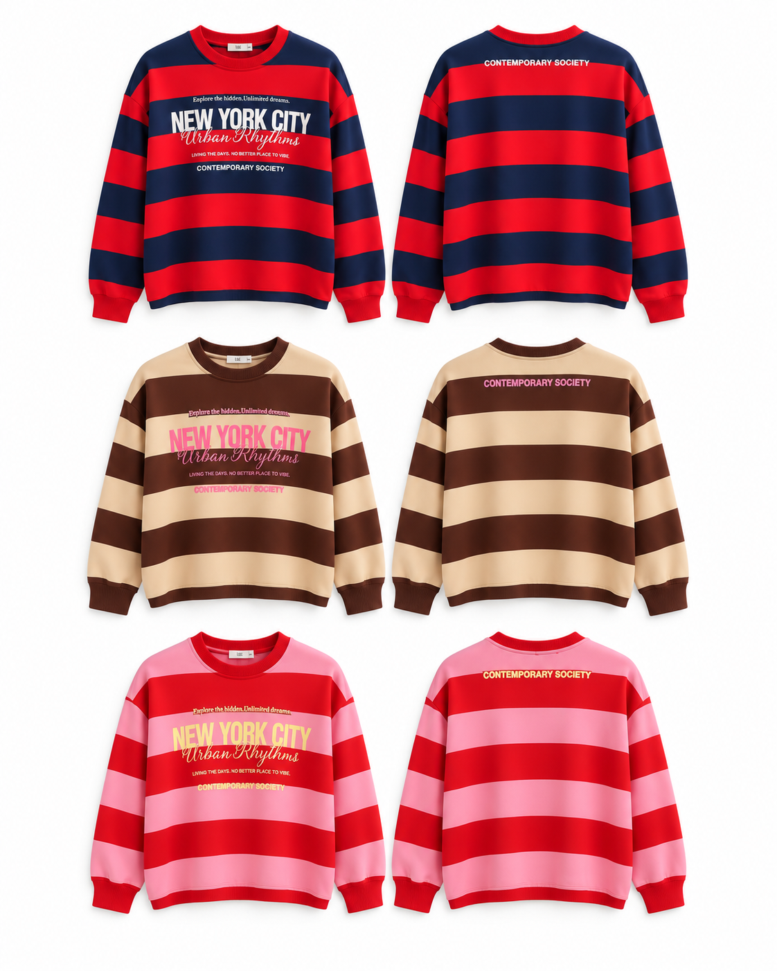 NYC Striped Tops