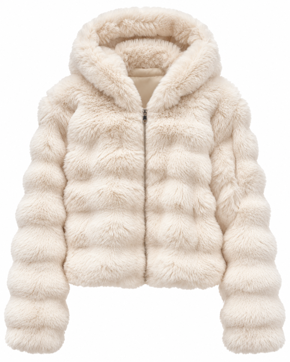 Faux Fur Off-White Jacket
