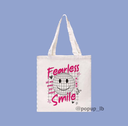 Fearless Smile Tote Bag