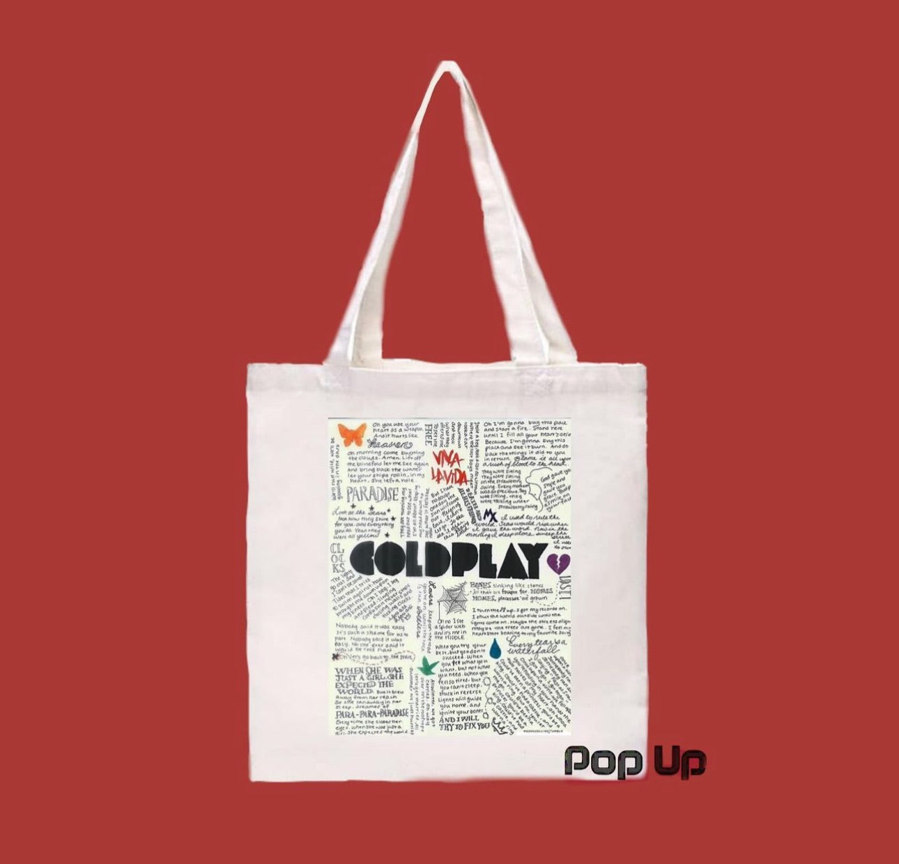 Coldplay Tote Bags