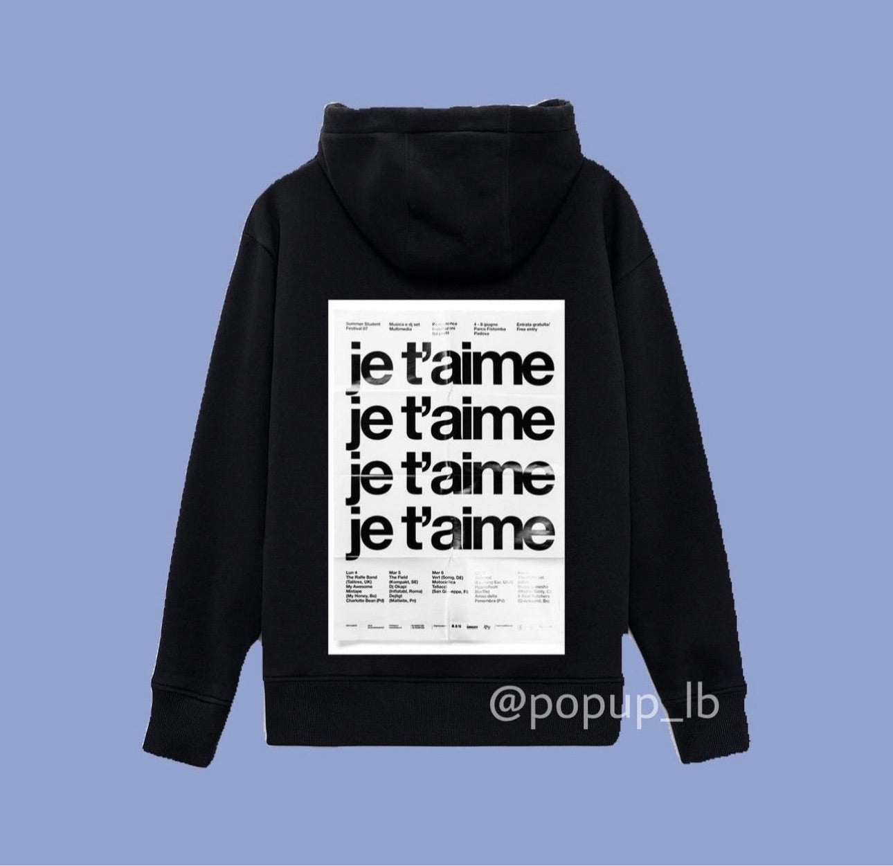 Je t’aime Hoodie