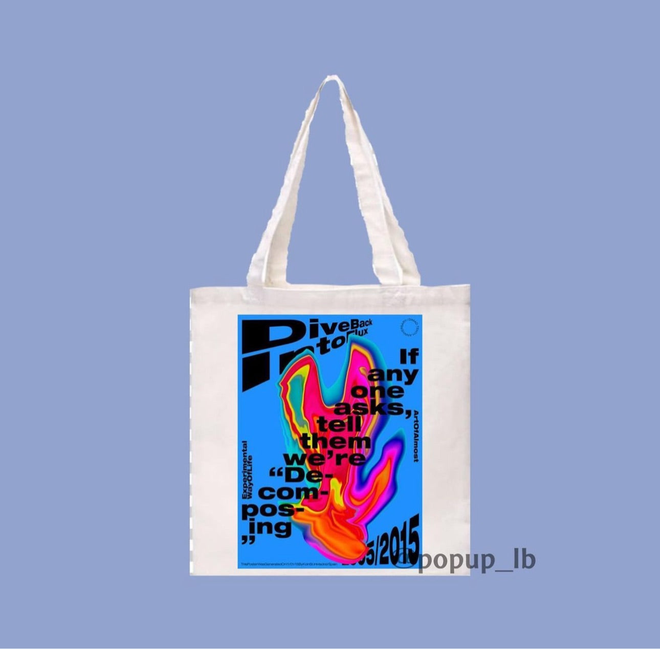 Dive Back Tote Bag