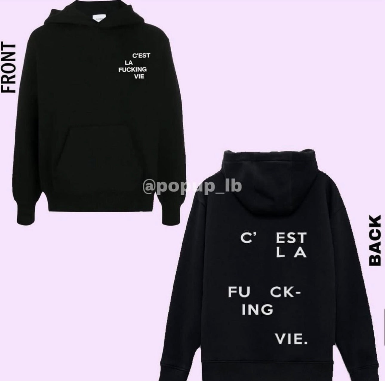 C’est La Vie Hoodie